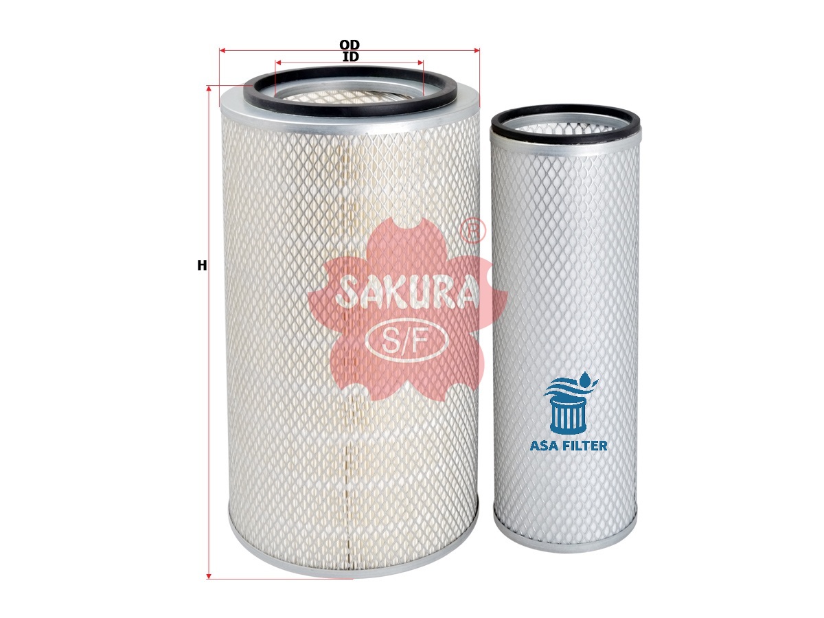 فیلتر هوا A-7633-S ساکورا - تراکتور جاندیر 4450